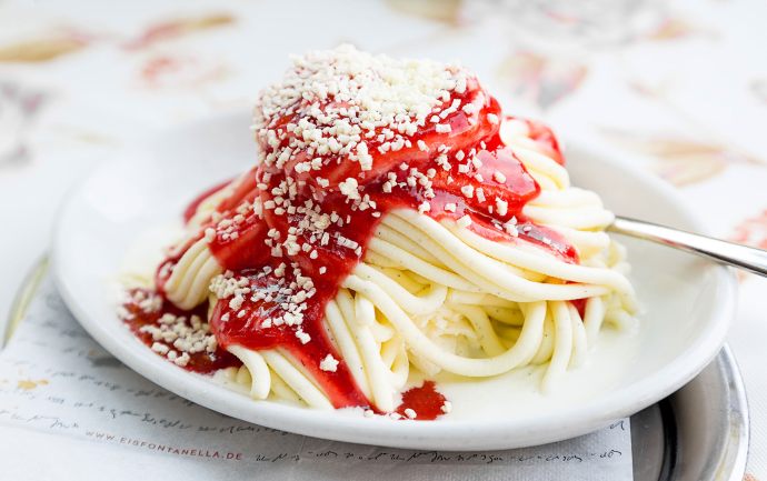Spaghetti Eis